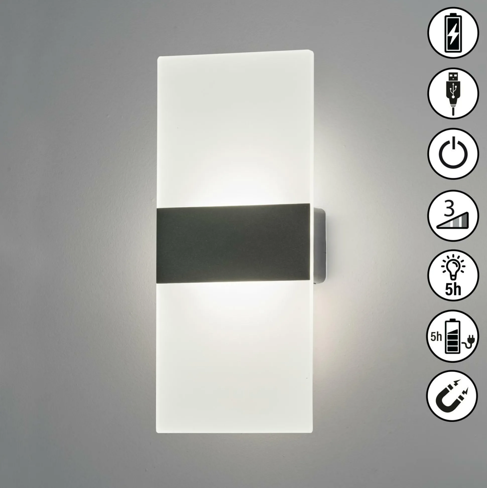 Wandleuchte MAGNETICS