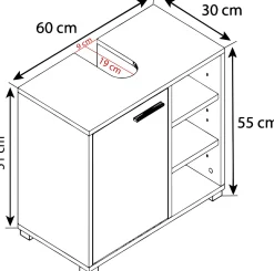 Waschbeckenunterschrank ZALO