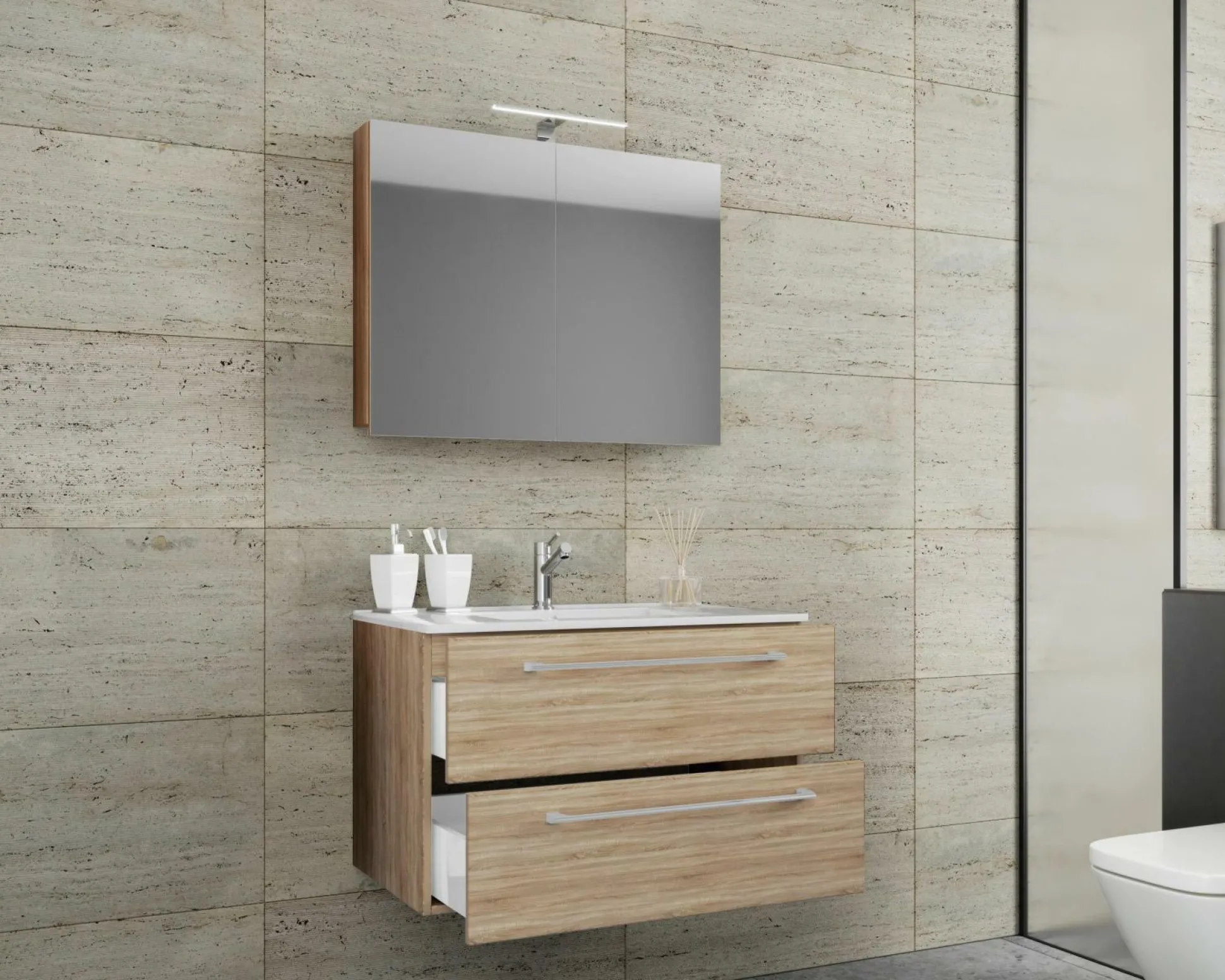 Waschplatz Set 3-tlg. Badinos