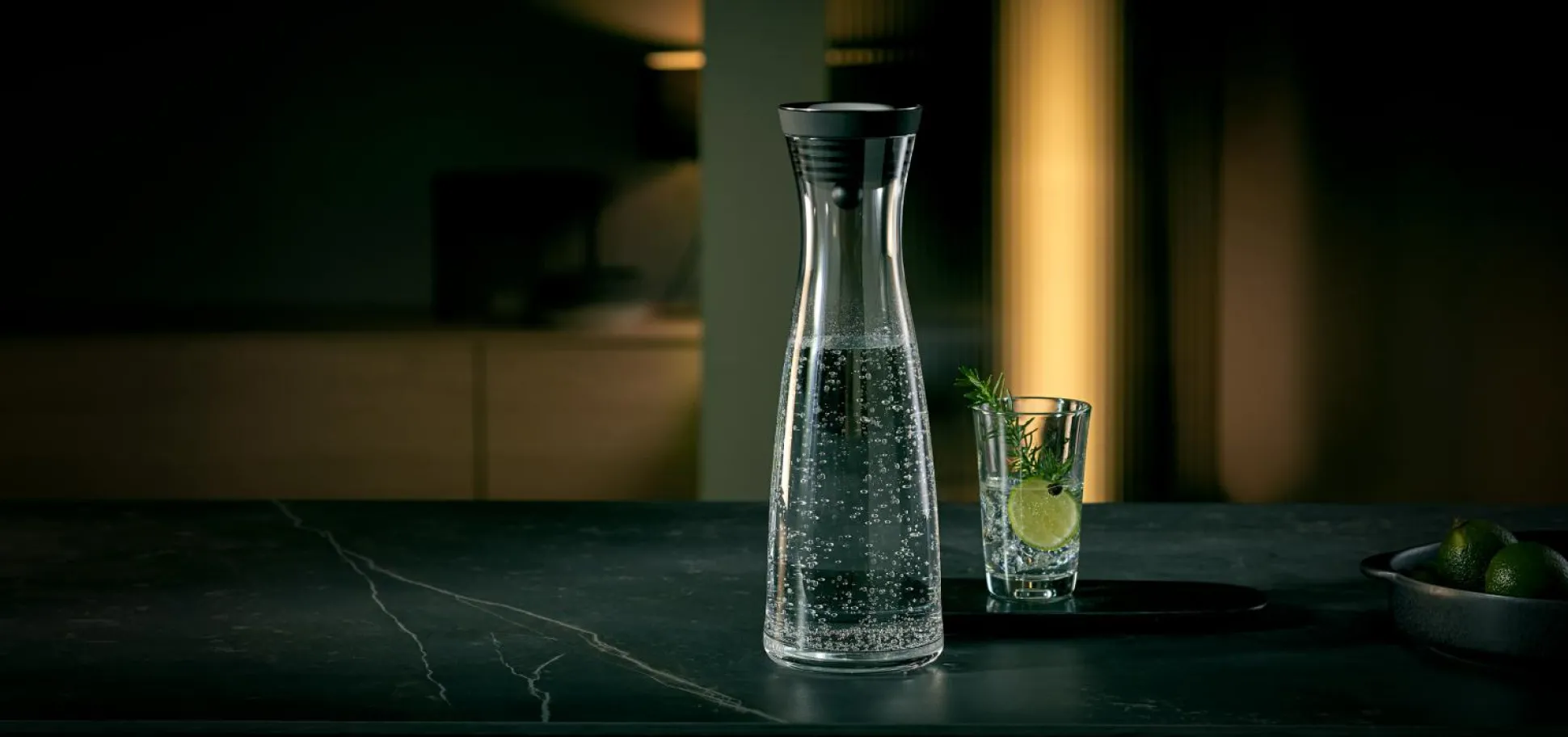 Wasserkaraffe WMF BASIC schwarz