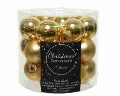 Weihnachtskugel-Box HELL GOLD