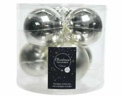 Weihnachtskugel-Box SILBER