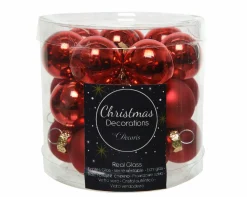 Weihnachtskugel-Box WEIHNACHTSROT