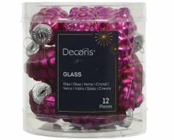 Weihnachtskugel-Box Zapfen FESTLICH ROSA