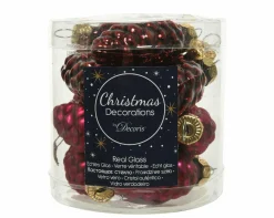 Weihnachtskugel-Box Zapfen OCHSENBLUT