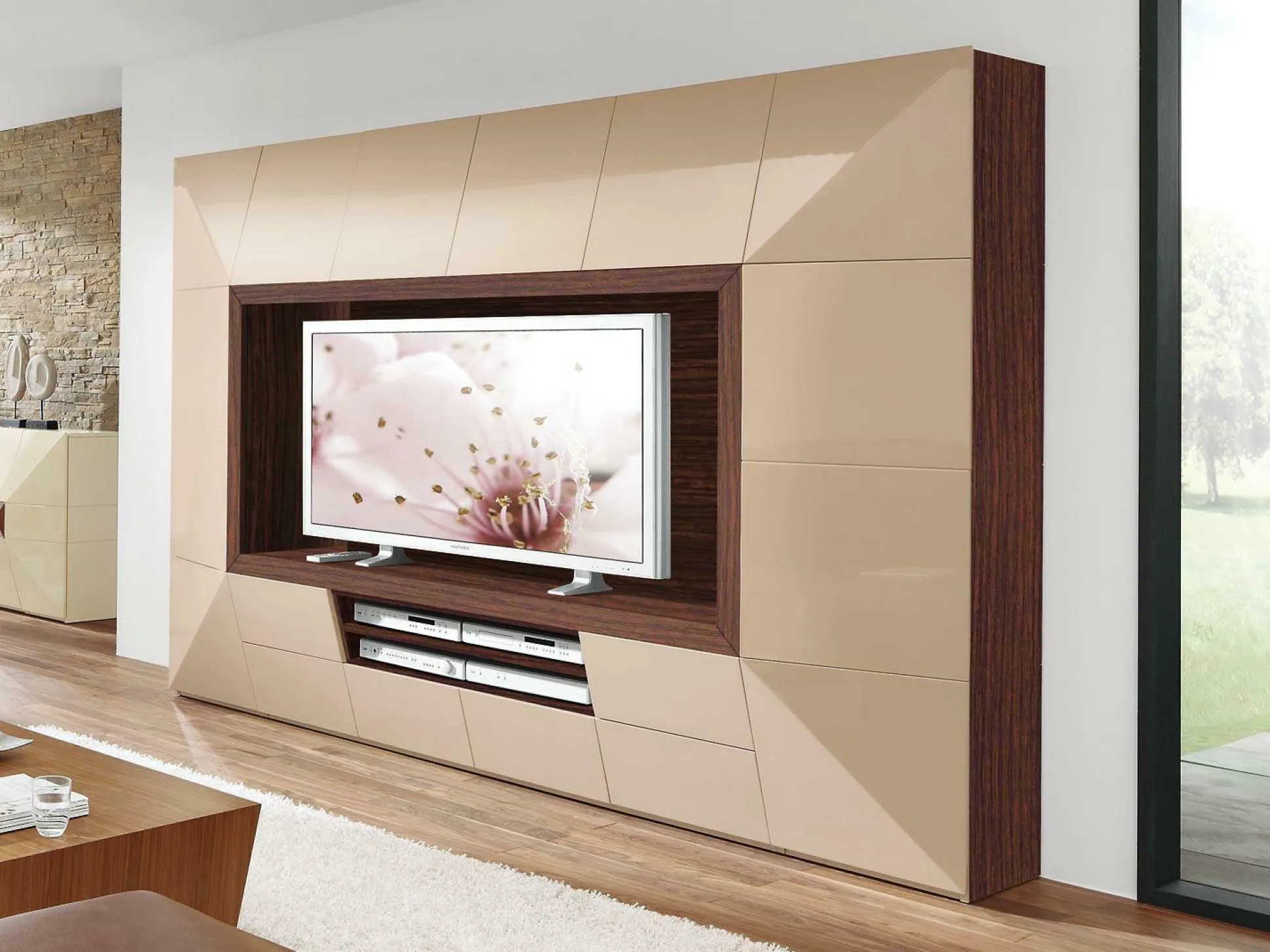 Wohnwand MONDO PRISMA PLUS