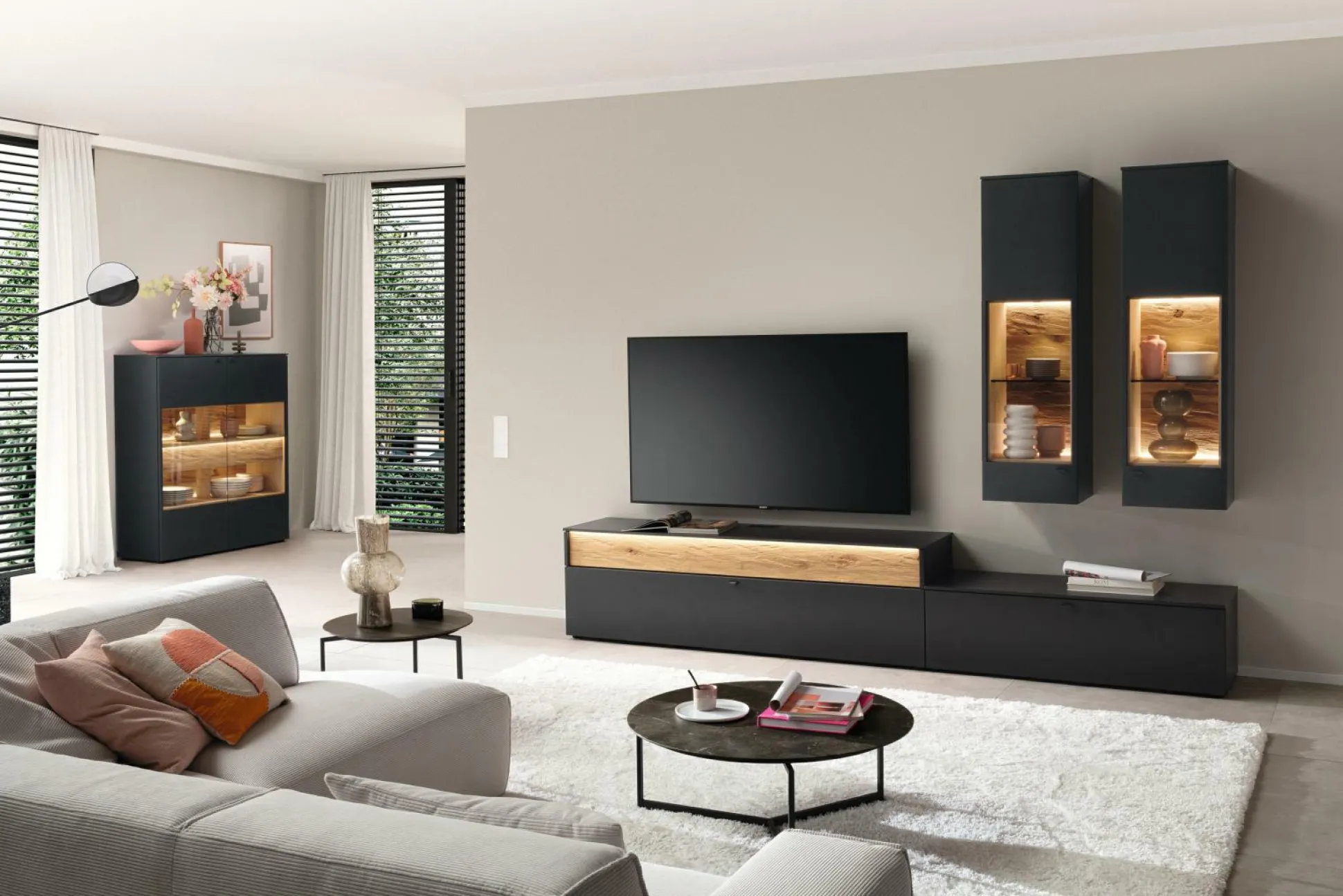 Wohnwand VENJAKOB LUMEA