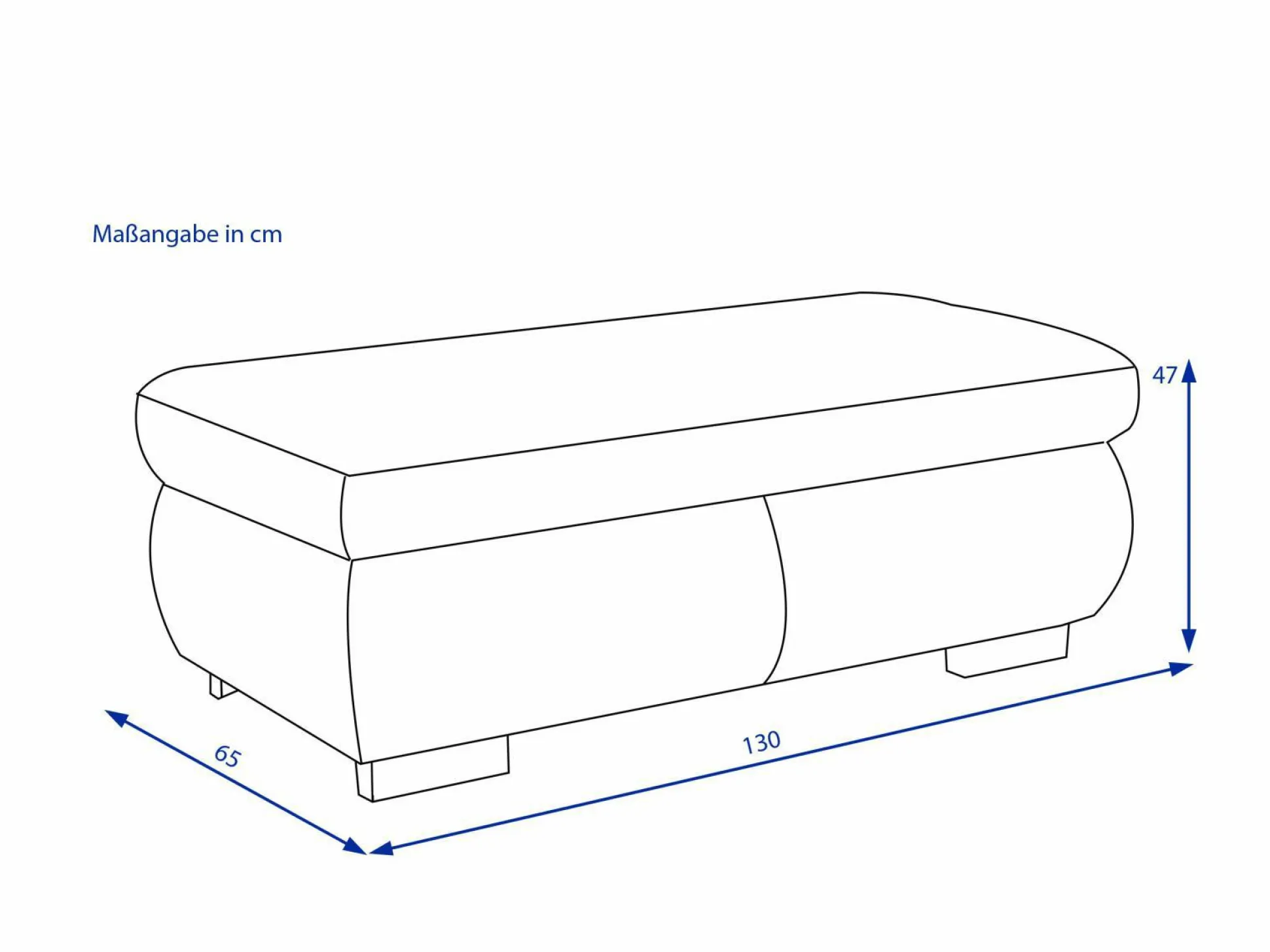 XXL-Hocker SYSTEMPOLSTER MINERVA