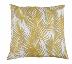 Zierkissen Fächer gelb